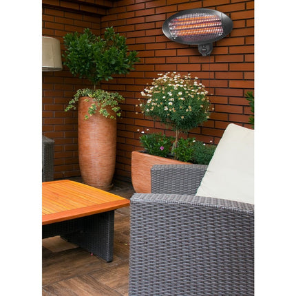Wall-Mounted Patio Heater with 3 Heat Settings and IPX4 | Tristar KA-5286 6