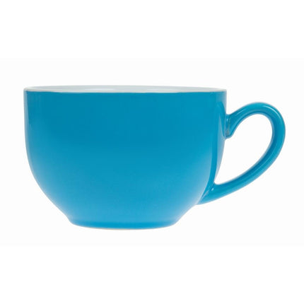 Blue Cappuccino Cups 34cl with Rolled Edges | Olympia Porcelain