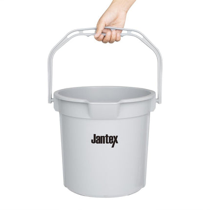 14L Grey Measuring Bucket with Spout | Jantex 5