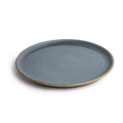 Round Canvas Plates with Narrow Blue Granite Rim | Olympia | 26.5 cm 2