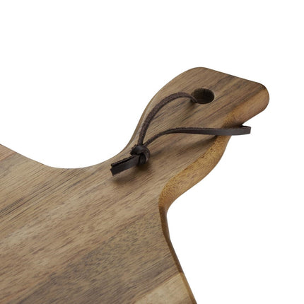 Acacia Wood Serving Board with Wavy Edge 35.5x25 cm | Olympia 6