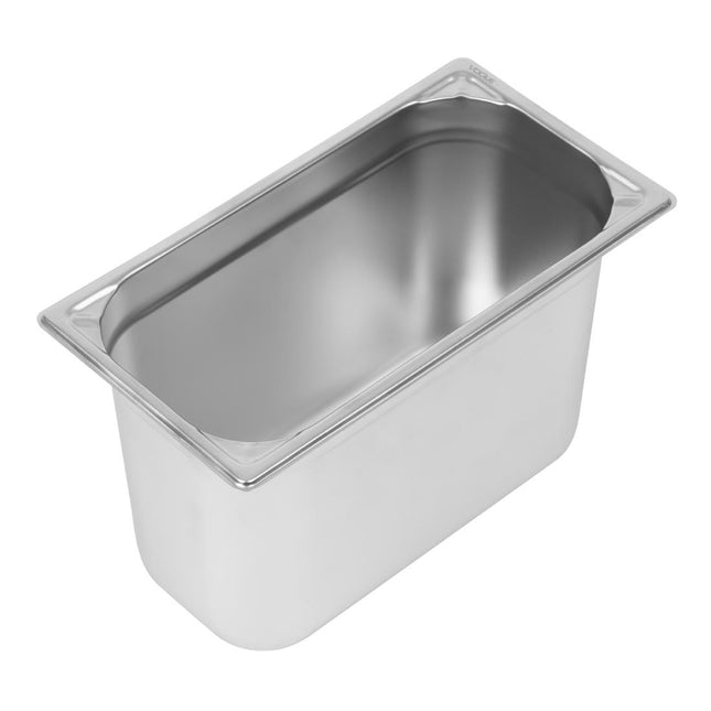 Stainless Steel GN 1/3 Container 200mm Depth | Vogue