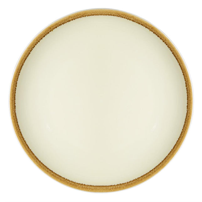 Coupe Dinner Plates Sandstone 23cm | Olympia Kiln