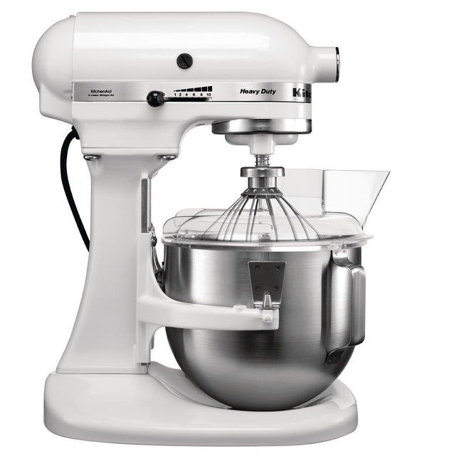 Profesionalni planetarni mešalnik 4,8L bel | KitchenAid K5 5KPM5EWH | Vključuje ploščati mešalnik, kavelj za testo, metlico