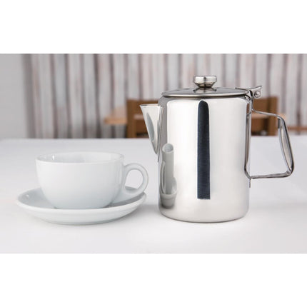 Stainless Steel Coffee Pot 0.9L | Olympia Concorde 4