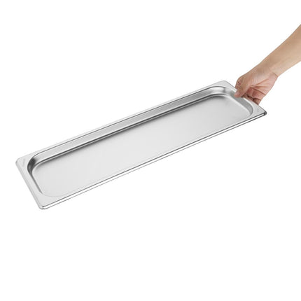 Stainless Steel Gastronorm Pan 2/4 Size 20mm | Vogue 5