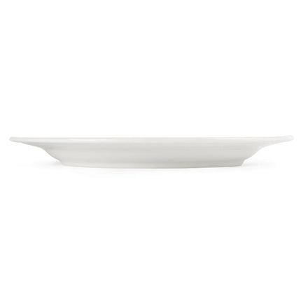 White Dinner Plates with Wide Rim 28cm | Olympia Whiteware | Set of 6 7