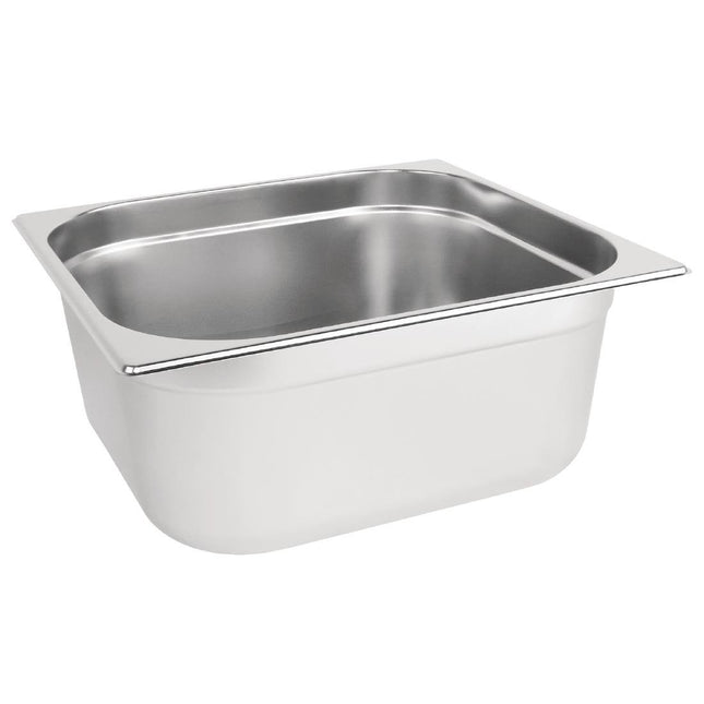 Stainless Steel GN 2/3 Container 150mm Depth | Vogue