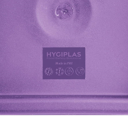 Square Purple Lid for Food Storage Containers Medium | Hygiplas 3