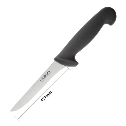 Boning Knife 12.5cm Black Handle | Hygiplas 5