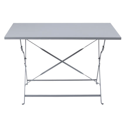 Folding Table 1100mm x 700mm Grey | Bolero Pavement Style 2