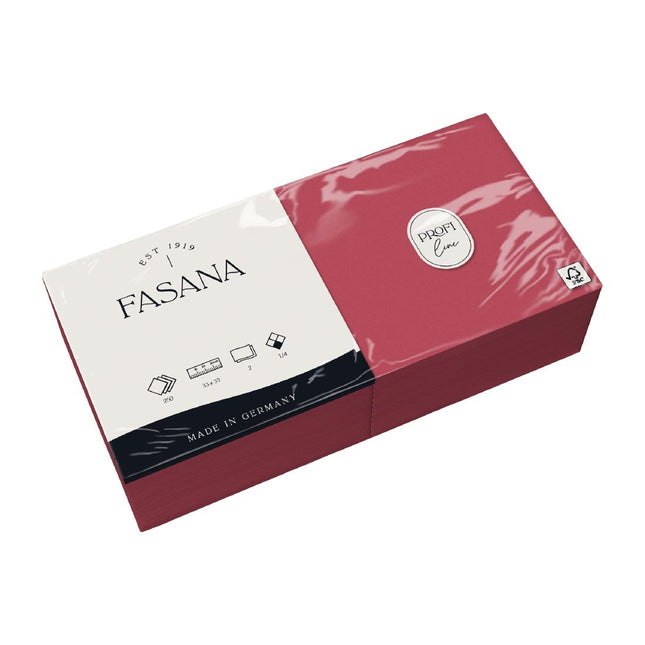 Bordeaux Professional Tissue Napkins 33x33cm | Fasana 2