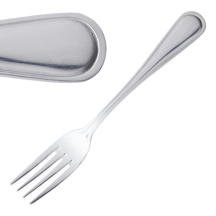 Table Forks Polished 18/0 Stainless Steel | Olympia Mayfair | 12 Pieces