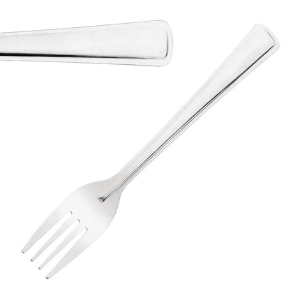 Stainless Steel Table Forks | Nisbets Essentials | Pack of 12