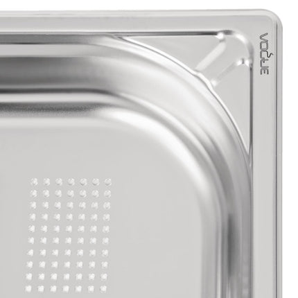 Perforated Stainless Steel GN 1/1 Pan | Vogue | 65 mm Depth 5
