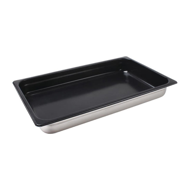 Stainless Steel GN 1/1 Pan with Non-Stick Coating 40mm | Vogue