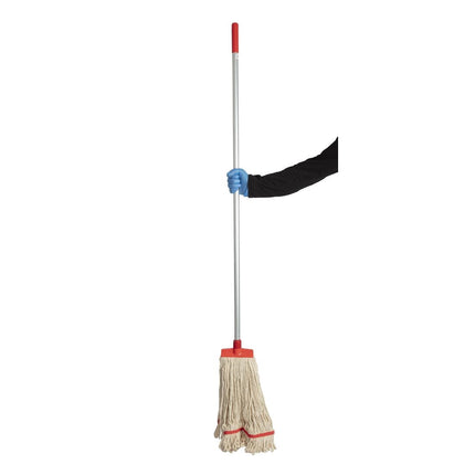 Red Stay-Flat Kentucky Cotton Mop | SYR 3