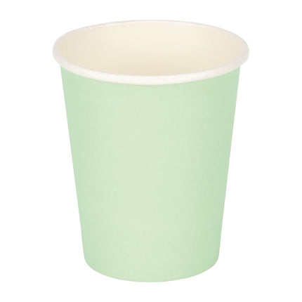 Recyclable Single-Wall Coffee Cups Turquoise 225ml | Fiesta | 1000 pcs