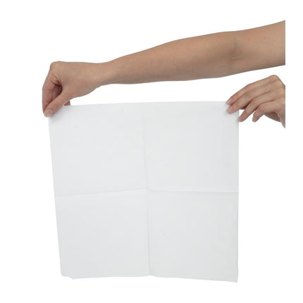 White Lunch Napkins | 5000 Pieces | 1-Ply 4