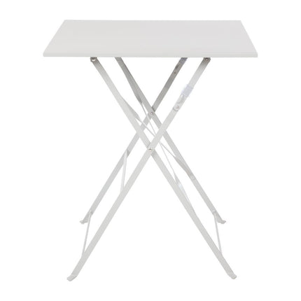 Square Steel Folding Terrace Table 60cm Grey | Bolero