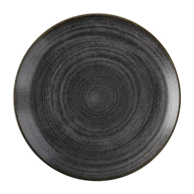 Coupe Plate Black Raw Evolve Stonecast | Churchill | 260mm