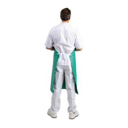 PVC Nylon Halter Apron Green | Whites | 105x90 cm 3