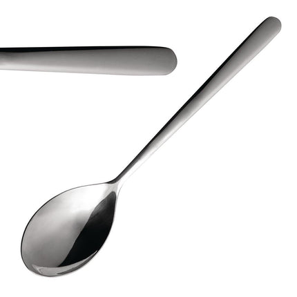 Polished Stainless Steel Dessert Spoons 18/0 | Comas Cuba | 12 Pieces