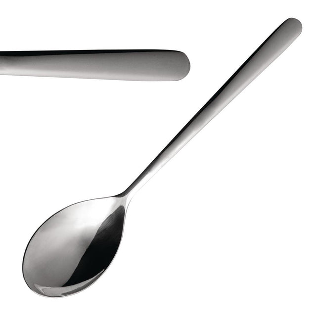 Polished Stainless Steel Dessert Spoons 18/0 | Comas Cuba | 12 Pieces