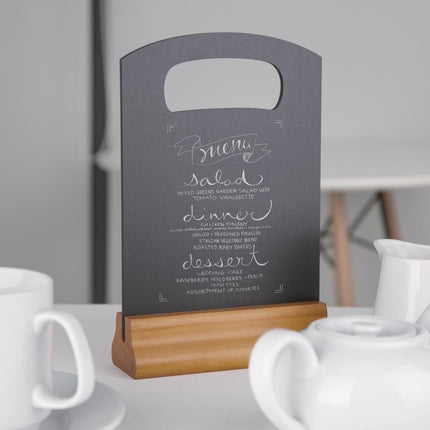 Table Chalkboard 22.5x15cm with Wooden Frame | Olympia 2