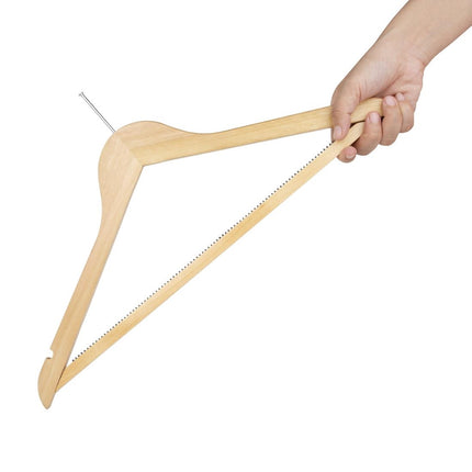 Wooden Security Hangers with Antitheft Ring | Bolero 4