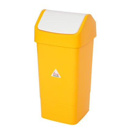 Waste Bin with Swing Lid | SYR | Yellow | 50 Liters 3