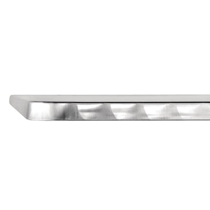 Bolero Square Aluminum Folding Table with Stainless Steel Top 60cm 4