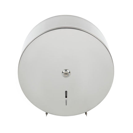 Stainless Steel Jumbo Toilet Roll Dispenser | Jantex 4