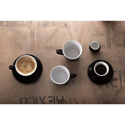 Cafe Latte Cup Black 340ml | Olympia Cafe 8