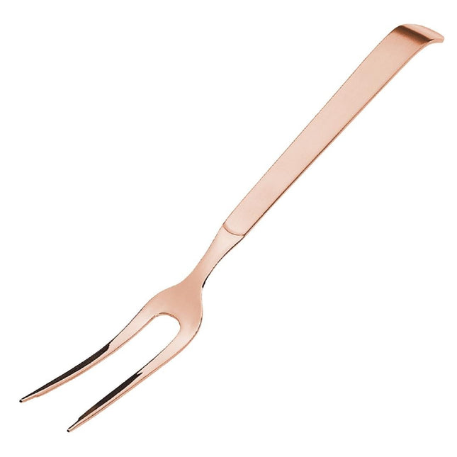 Meat Serving Fork Copper Finish | Amefa Buffet Series