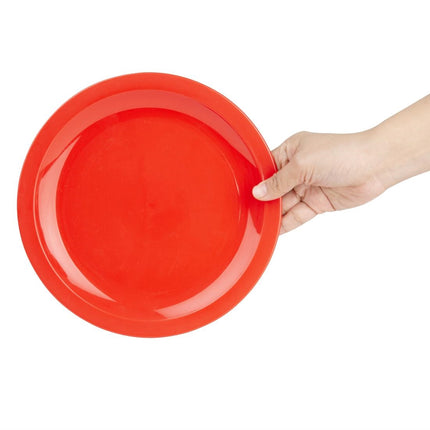 Olympia Kristallon Polycarbonate Plates 23 cm Red 5