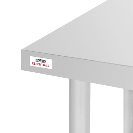 Stainless Steel Work Table 800 x 600mm | Nisbets Essentials 5