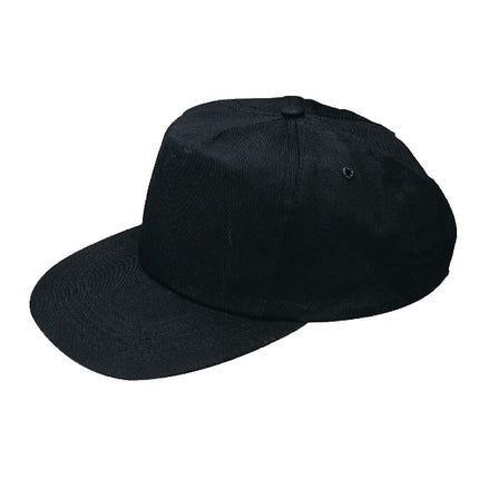 Black Baseball Cap | Adjustable | 65% Polyester, 35% Cotton 2