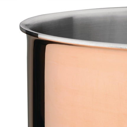 Copper Tri-Wall Induction Saucepan 16cm | Vogue 5