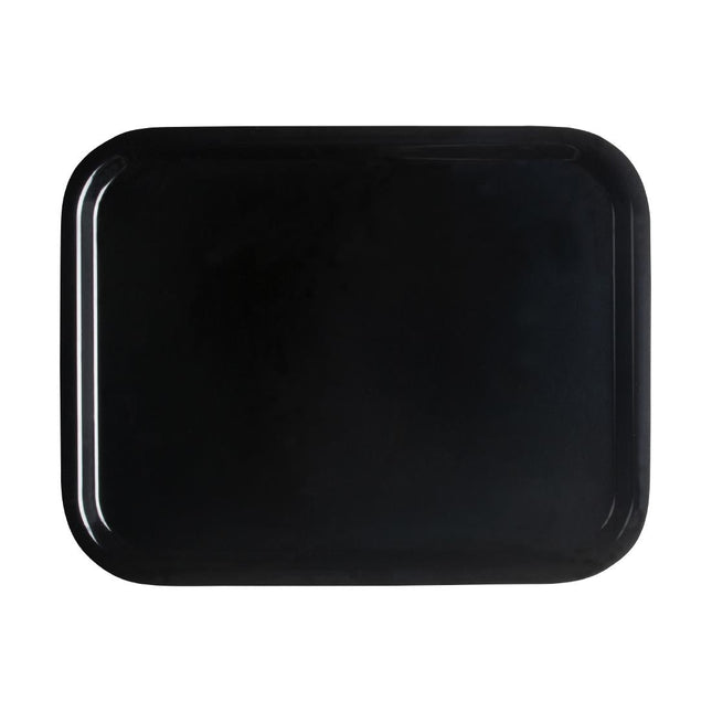 Smooth Surface Black Tray | Cambro Capri | 320x530mm