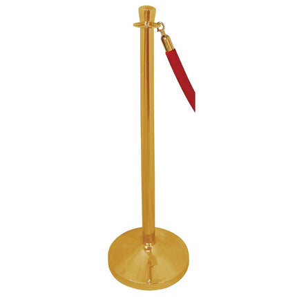 Brass Stanchion with Flat Knob | Bolero