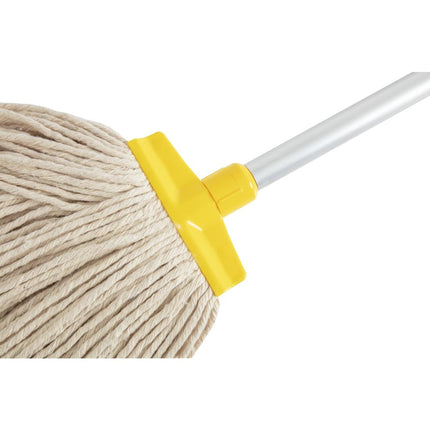 Yellow Stay-Flat Kentucky Cotton Mop | SYR 7