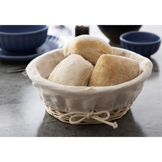 Round Bread Basket with Removable Liner | Olympia 2