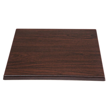 Square Dark Brown Tabletop | Bolero | 60cm 2