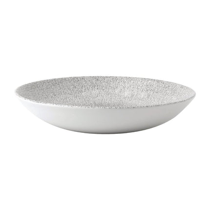 Large Coupe Bowl Jasper Grey Raku Collection | Churchill