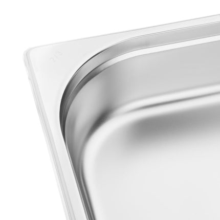 Stainless Steel GN 2/3 Container 65mm Depth | Vogue 3