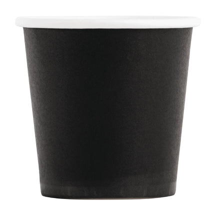 Recyclable Single-Wall Black Espresso Cups | Fiesta | 12cl 3