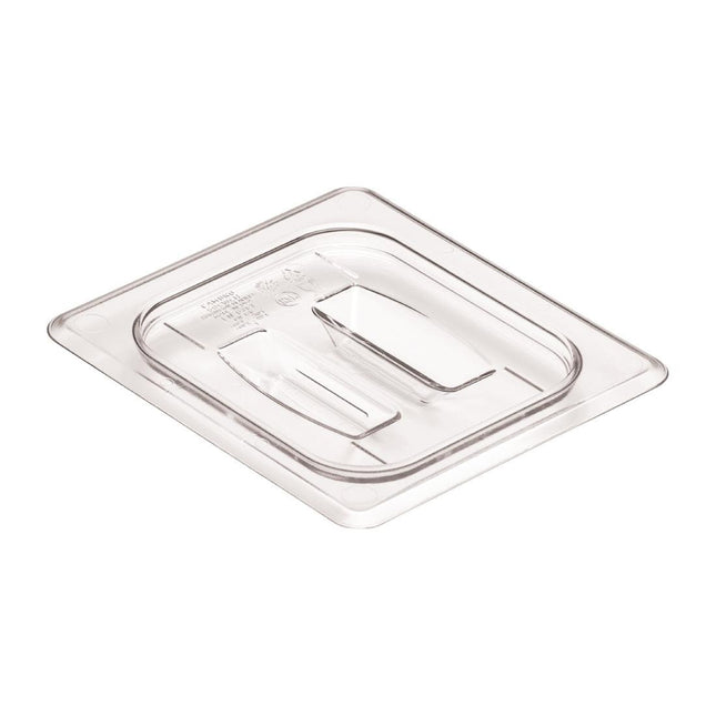 Flat Polycarbonate Lid GN 1/6 | Cambro