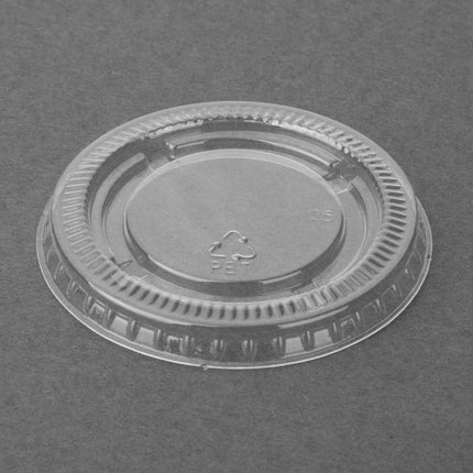 Recyclable PET Lids for Portion Cups | Fiesta | Pack of 1000