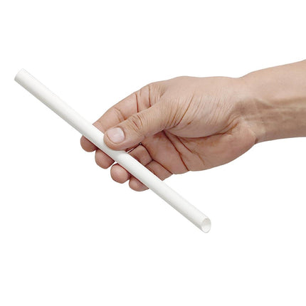 Compostable Bubble Tea Straws 12mm x 210mm | Fiesta White 3